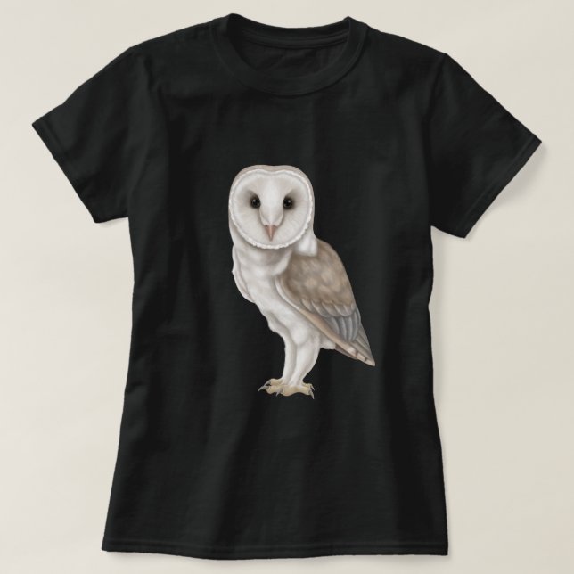 Barn Owl T-Shirt (Design Front)