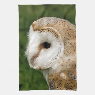 BARN OWL TEA TOWEL