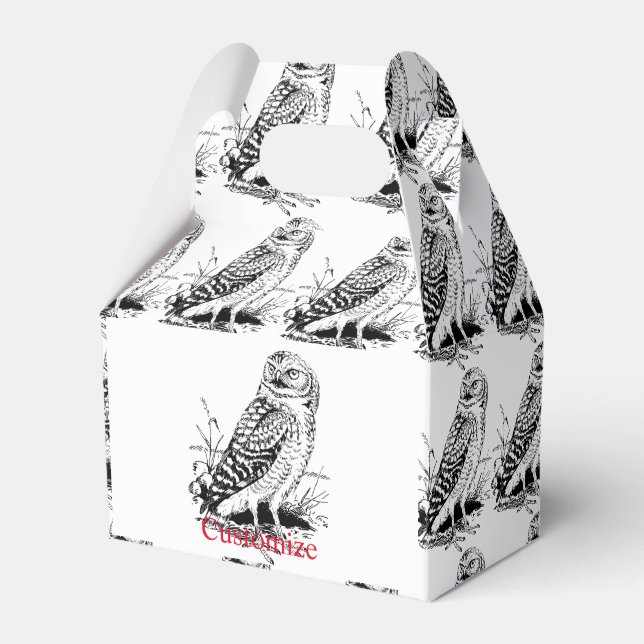 Barn Owl Thunder_Cove  Favour Box (Front Side)