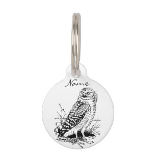 Barn Owl Thunder_Cove Pet Tag