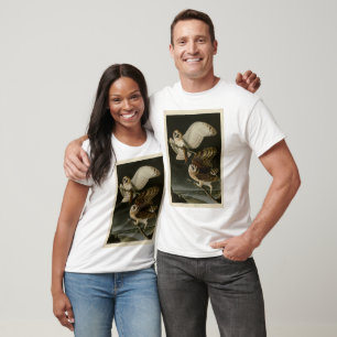 Barn Owl (Tyto alba) Audubon's Birds of America T-Shirt