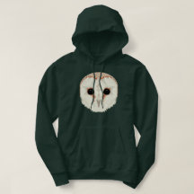 Barn Owl Unisex Pullover Hoodie