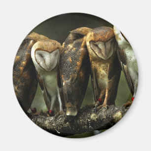 Barn Owls magnet