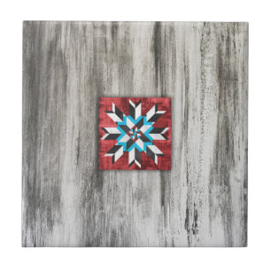 Barn Quilt Star 1 Tile