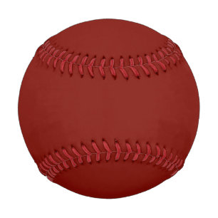 Barn Red (solid colour) Baseball