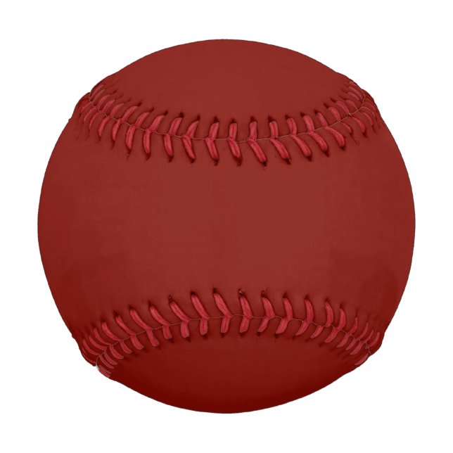 Barn Red (solid colour)  Baseball (Front)
