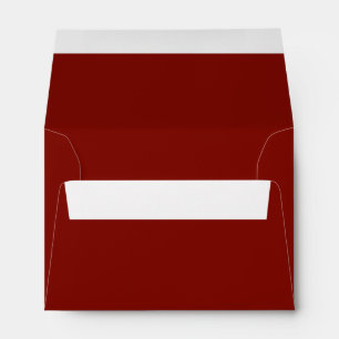 Barn Red (solid colour) Envelope