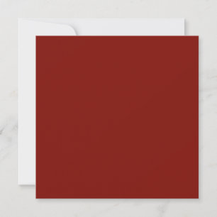Barn Red (solid colour)  Invitation