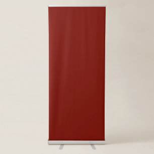 Barn Red (solid colour) Retractable Banner