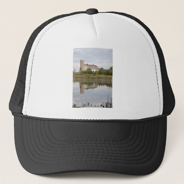 Barn Reeflected in the Water Trucker Hat (Front)