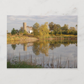Barn Reflections Postcard