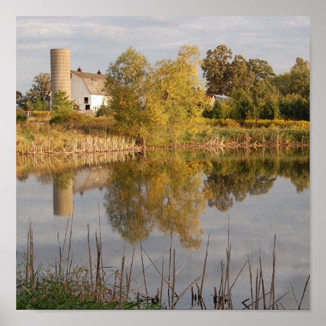 Barn Reflections Poster (Front)