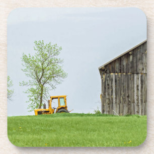 Barn Scene With Tractor Coaster