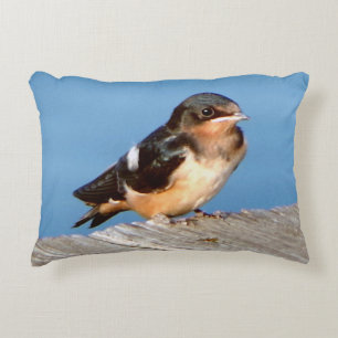Barn Swallow accent pillow