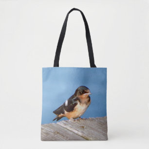 Barn Swallow all over tote bag