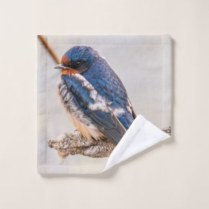 Barn Swallow: Canadian Avian  Wash Cloth