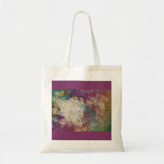 Barn Swallow Fantasy 60's Two Birds in a Nest Tote Bag