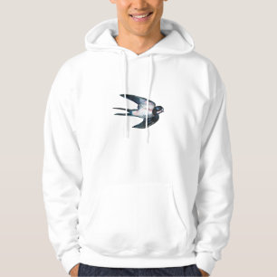 Barn Swallow Flying Illustration Hoodie