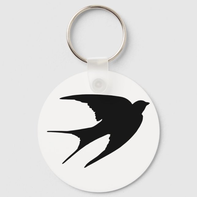 Barn Swallow Key Ring (Front)