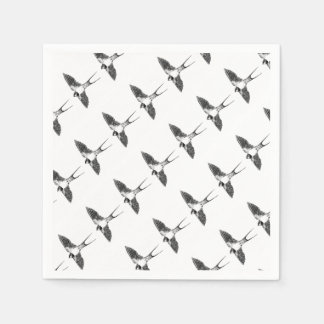 Barn swallow napkin