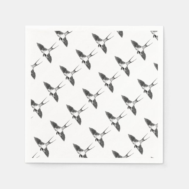 Barn swallow napkin (Front)