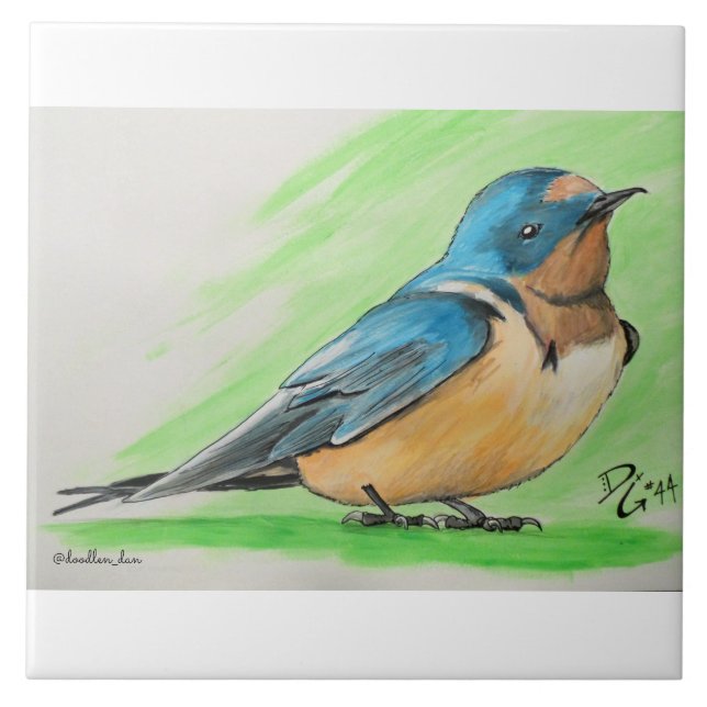 Barn swallow tile (Front)