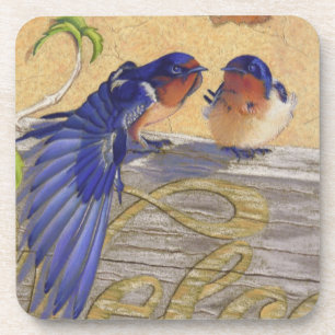 Barn Swallows, Bluebirds Coaster