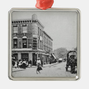 Barn Tavern, Highbury, c.1900 Metal Tree Decoration