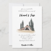 Barn Wedding Invitation 