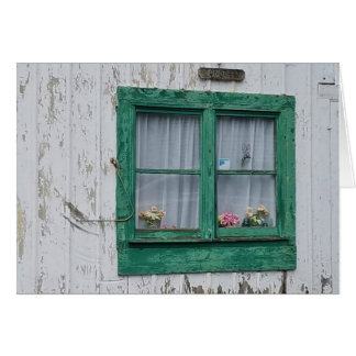 Barn Window,  envelope included
