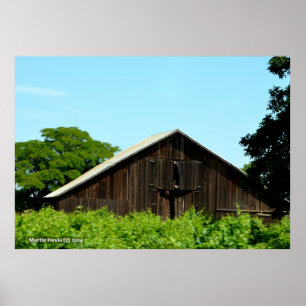 Barn Windows Poster