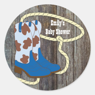 Barn Wood Black Blue Cowboy Boots Cowboy Stickers