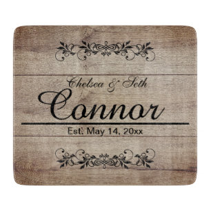  Barn Wood Design   DIY Text Cutting Board