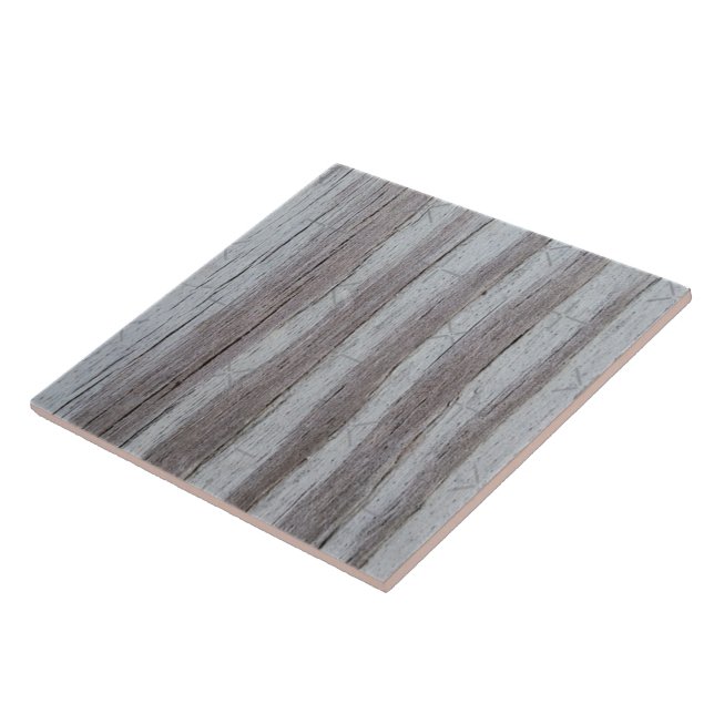 Barn Wood Grey Grey Black Vertical Striped Tile (Side)
