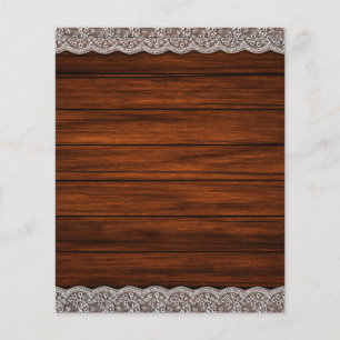 Barn Wood & Lace Borders Scrapbook Paper