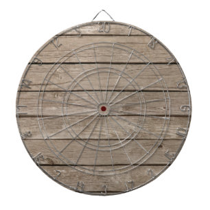 Barn Wood Panels Dartboard