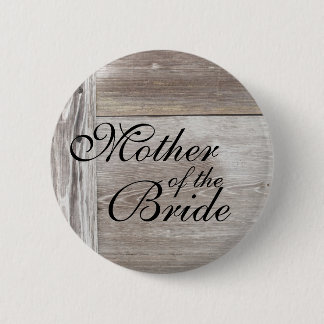 Barn wood wedding button