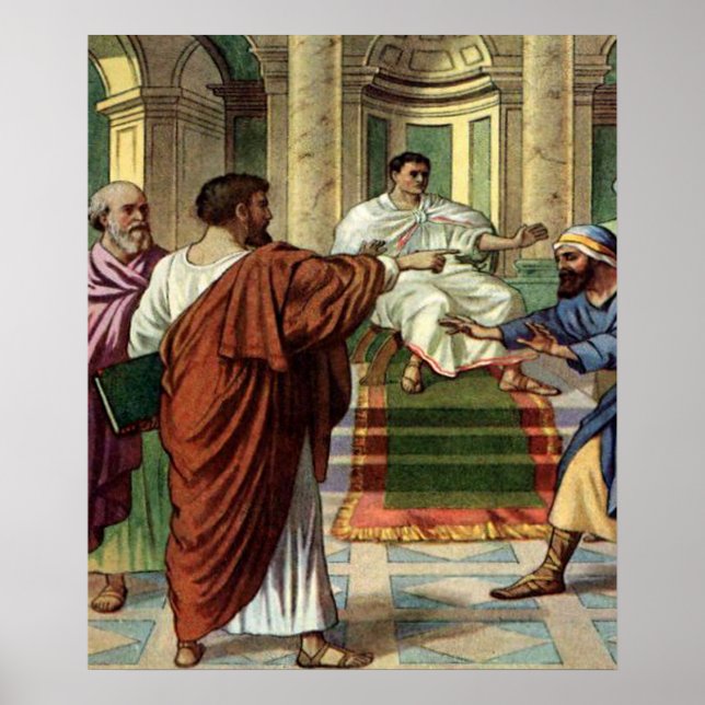 barnabas and saul go out as missionaries poster (Front)