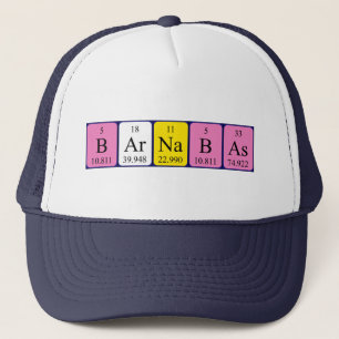Barnabas periodic table name hat