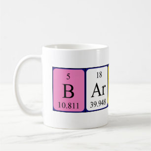 Barnabas periodic table name mug