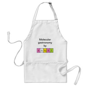 Barnaby periodic table name apron