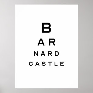 Barnard Castle Eye Test Poster