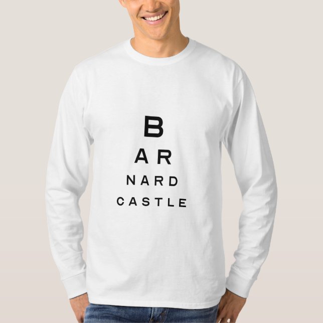 Barnard Castle Eye Test T-Shirt (Front)