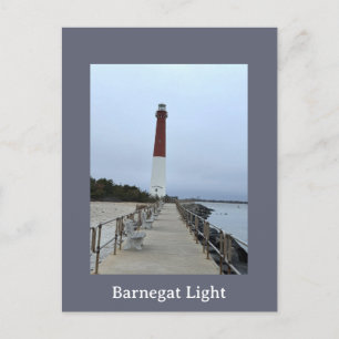 Barnegat Light Lighthouse Photo Postcard