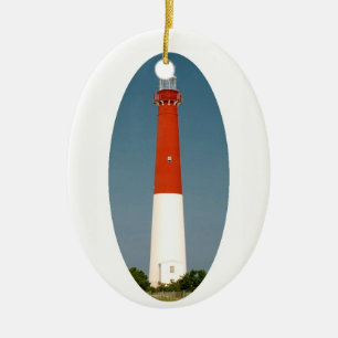 Barnegat Lighthouse Ceramic Tree Decoration
