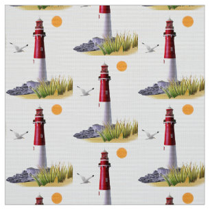 Barnegat Lighthouse Fabric