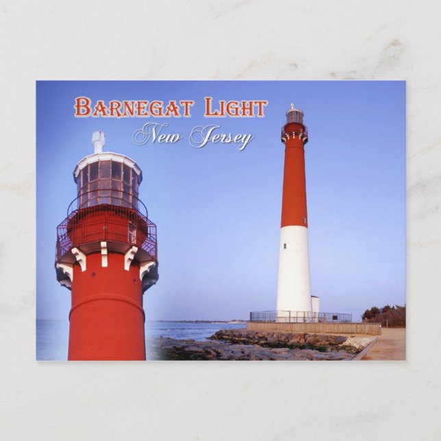 Barnegat Lighthouse, New Jersey Postcard (Front)