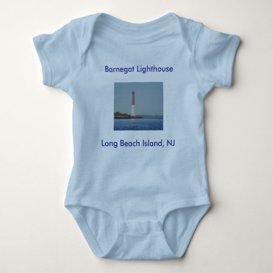 Barnegat Lighthouse NJ Baby Onsie Baby Bodysuit