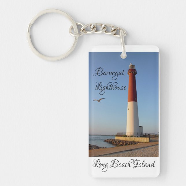 Barnegat Lighthouse Photo Key Ring (Front)