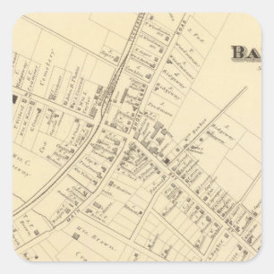 Barnegat, New Jersey 2 Square Sticker